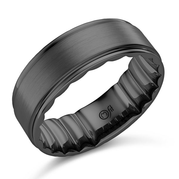 MFIT Men's Gunmetal Gold Wedding Band SVS Fine Jewelry Oceanside, NY