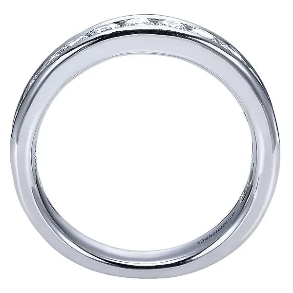 Gabriel & Co. Contemporary Anniversary Band Image 2 SVS Fine Jewelry Oceanside, NY
