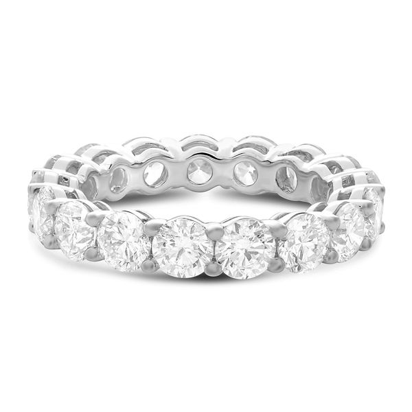 White Gold Diamond Eternity Band, 4.32ctw SVS Fine Jewelry Oceanside, NY