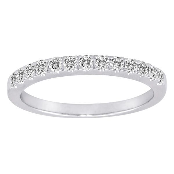 White Gold Diamond Wedding Band SVS Fine Jewelry Oceanside, NY