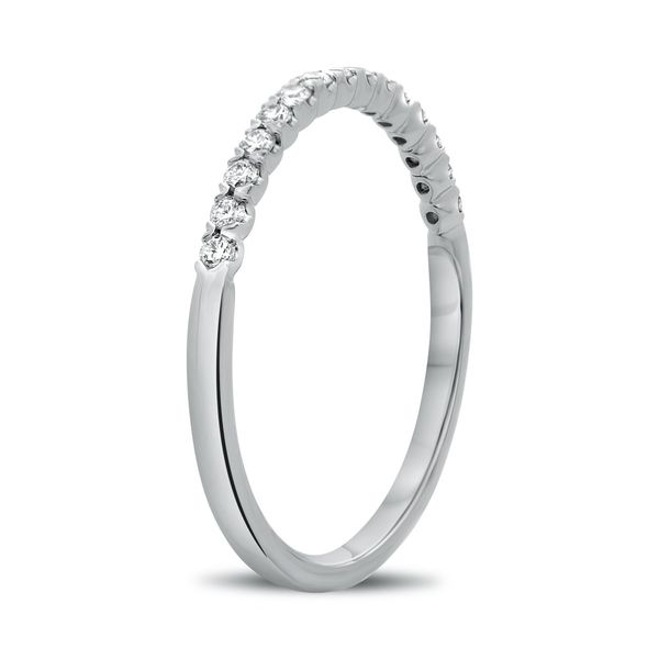 White Gold Diamond Wedding Band Image 4 SVS Fine Jewelry Oceanside, NY
