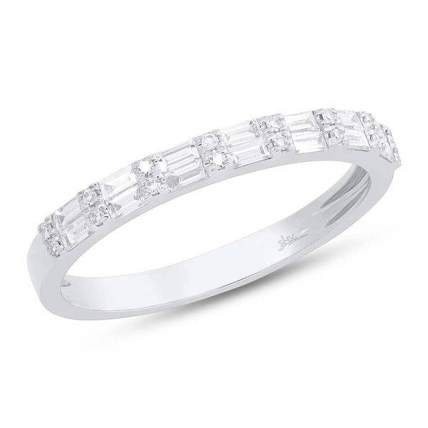 White Gold and Diamond Wedding Band SVS Fine Jewelry Oceanside, NY