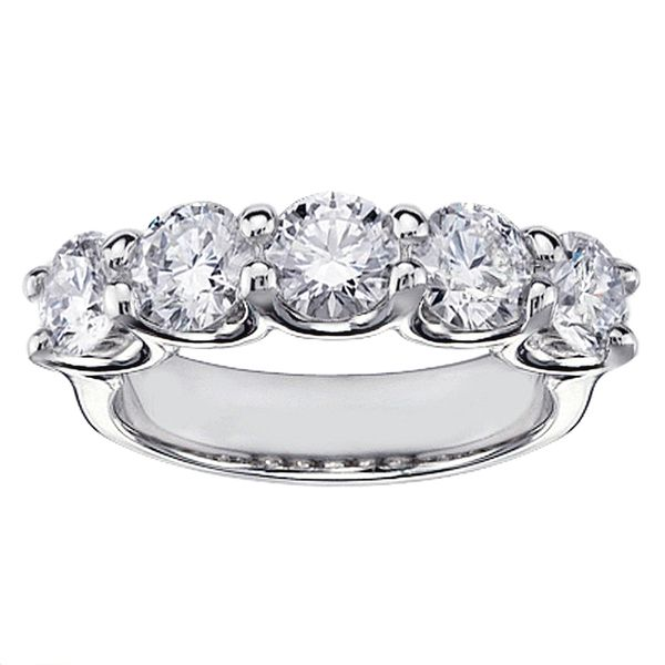 Forevermark Five Stone Diamond Wedding Band, 115ctw SVS Fine Jewelry Oceanside, NY