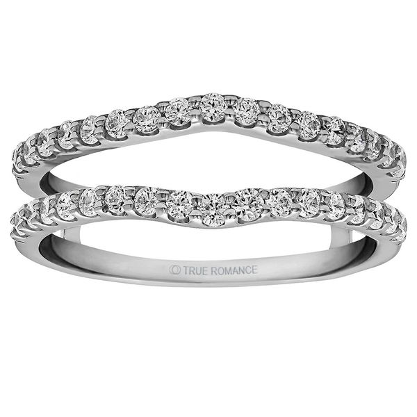 True Romance 14K White Gold Ring Guard/Enhancer SVS Fine Jewelry Oceanside, NY