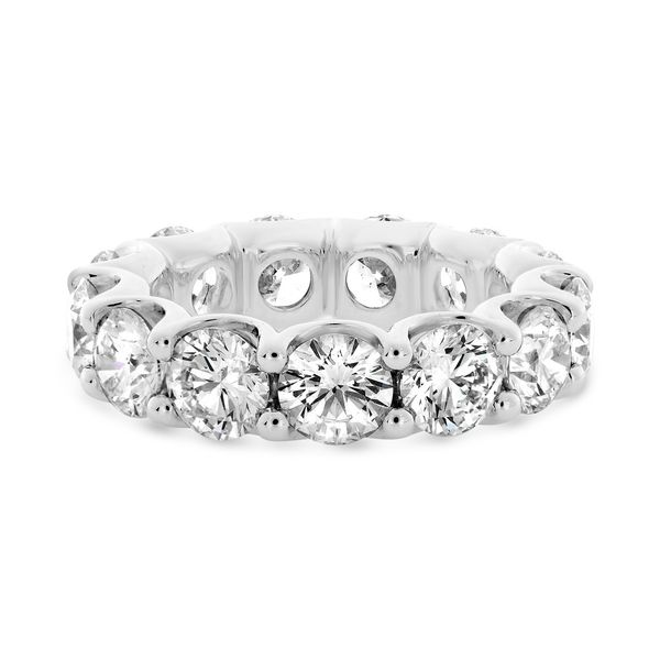 Platinum Shared Prong Eternity Band SVS Fine Jewelry Oceanside, NY