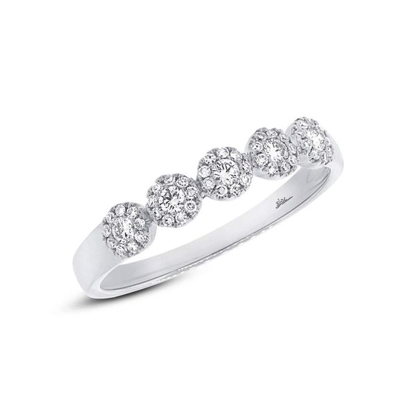 Shy Creation 14K White Gold and Diamond Wedding Band SVS Fine Jewelry Oceanside, NY
