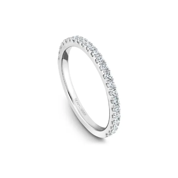 Noam Carver 14K White Gold & Diamond Wedding Band SVS Fine Jewelry Oceanside, NY