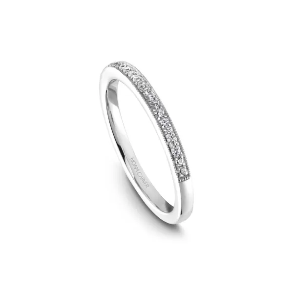 Noam Carver 14K White Gold & Diamond Wedding Band SVS Fine Jewelry Oceanside, NY