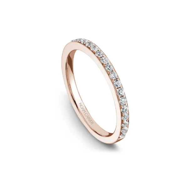 Noam Carver 14K Rose Gold & Diamond Wedding Band SVS Fine Jewelry Oceanside, NY