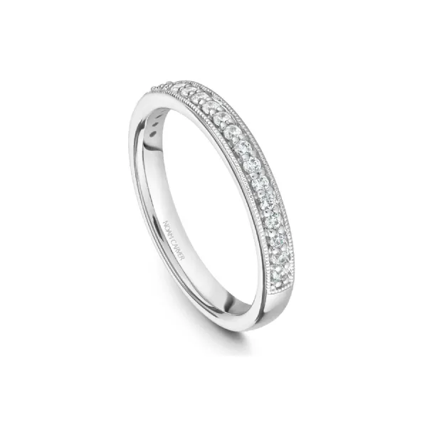 Noam Carver 14K White Gold & Diamond Wedding Band SVS Fine Jewelry Oceanside, NY