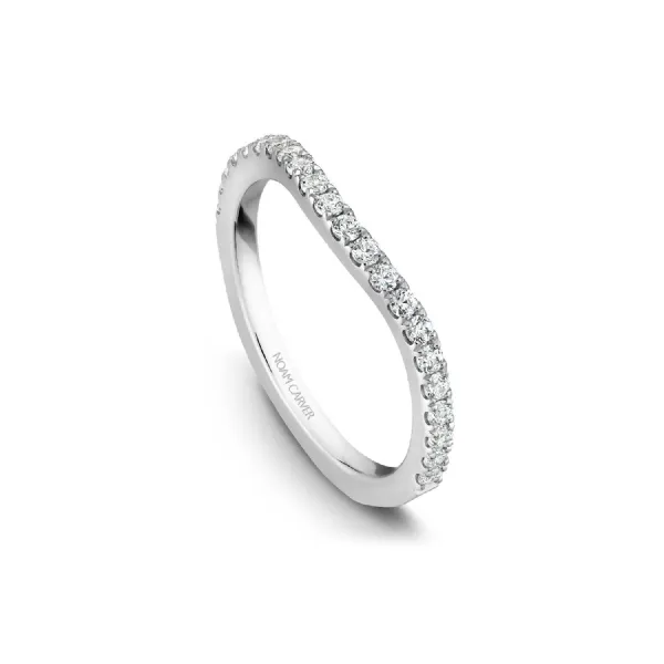 Noam Carver 14K White Gold & Diamond Wedding Band SVS Fine Jewelry Oceanside, NY