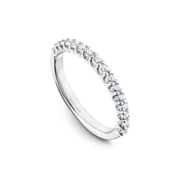 Noam Carver 14K White Gold & Diamond Wedding Band SVS Fine Jewelry Oceanside, NY