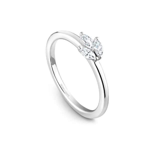 Noam Carver 14K White Gold & Diamond Wedding Band SVS Fine Jewelry Oceanside, NY