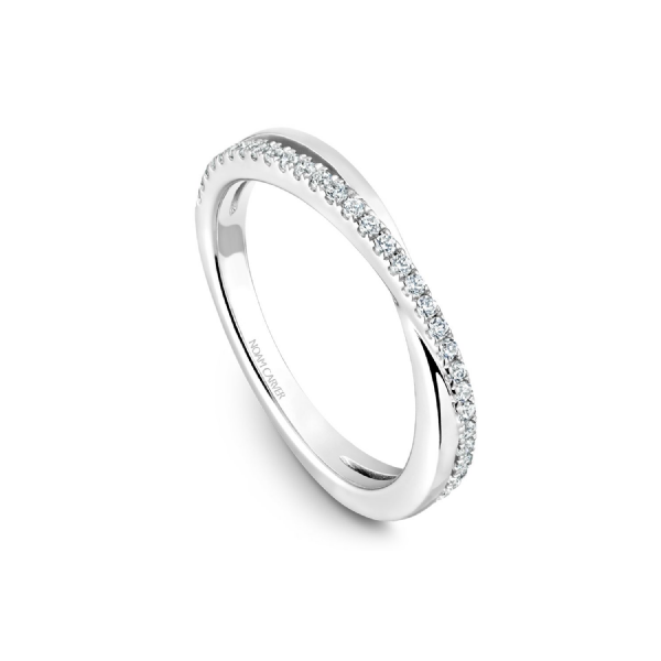 Noam Carver 14K White Gold & Diamond Wedding Band SVS Fine Jewelry Oceanside, NY