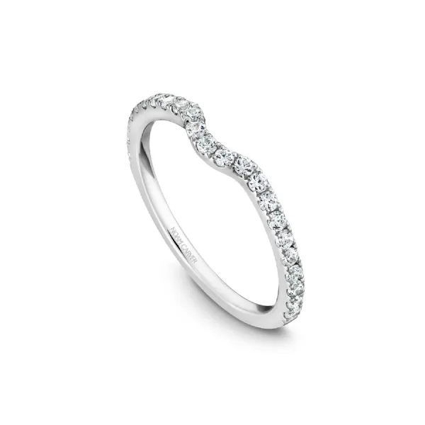 Noam Carver 14K White Gold & Diamond Wedding Band SVS Fine Jewelry Oceanside, NY