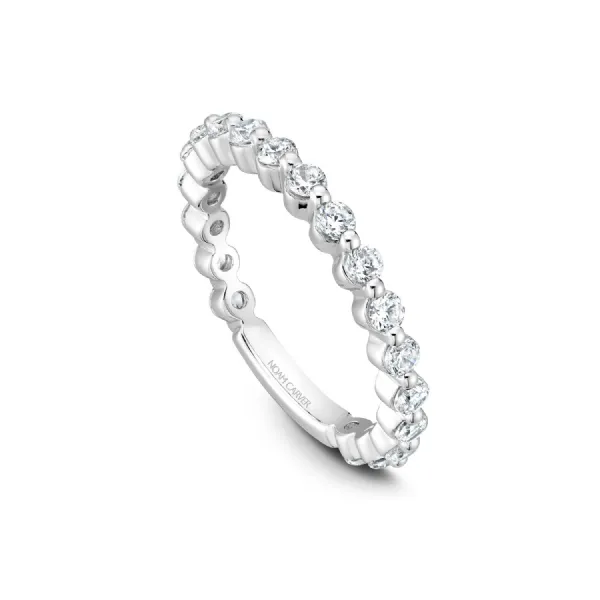 Noam Carver 14K White Gold & Diamond Wedding Band SVS Fine Jewelry Oceanside, NY