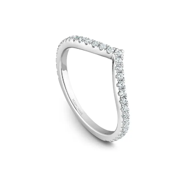 Noam Carver 14K White Gold & Diamond Wedding Band SVS Fine Jewelry Oceanside, NY