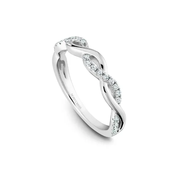 Noam Carver 14K White Gold & Diamond Wedding Band SVS Fine Jewelry Oceanside, NY