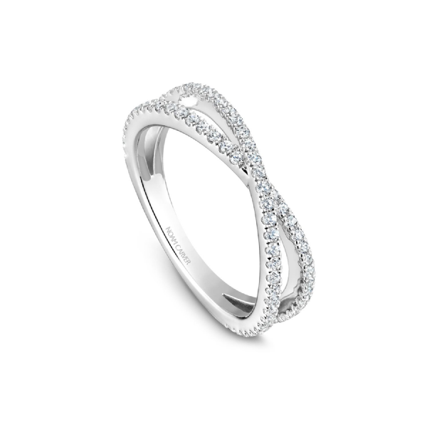 Noam Carver 14K White Gold & Diamond Wedding Band SVS Fine Jewelry Oceanside, NY