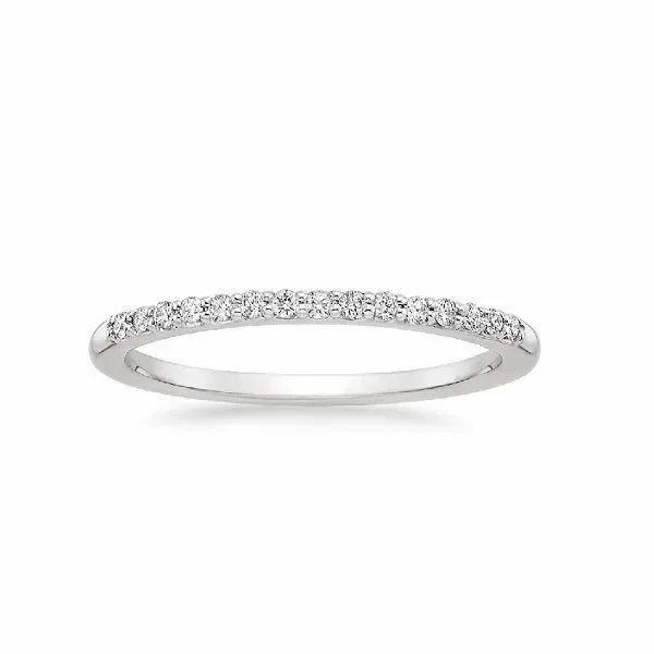 Forevermark 18K White Gold Diamond Wedding Band SVS Fine Jewelry Oceanside, NY