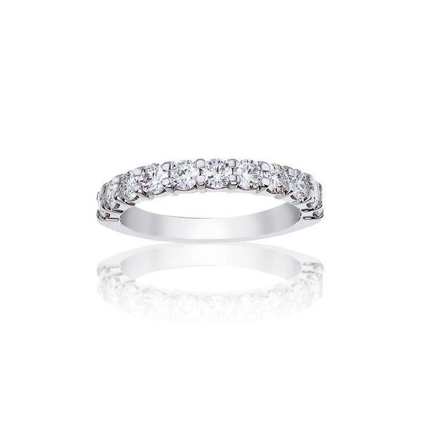 Forevermark 18K White Gold Diamond Wedding Band SVS Fine Jewelry Oceanside, NY