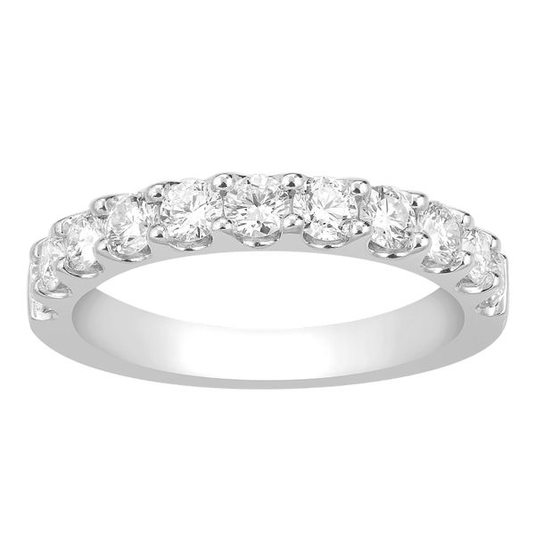 White Gold Diamond Band, 0.72Cttw SVS Fine Jewelry Oceanside, NY