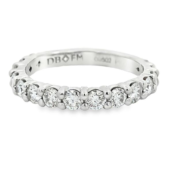 Forevermark Platinum Shared Prong Diamond Band, 1.05ctw Size 6.5 Image 2 SVS Fine Jewelry Oceanside, NY