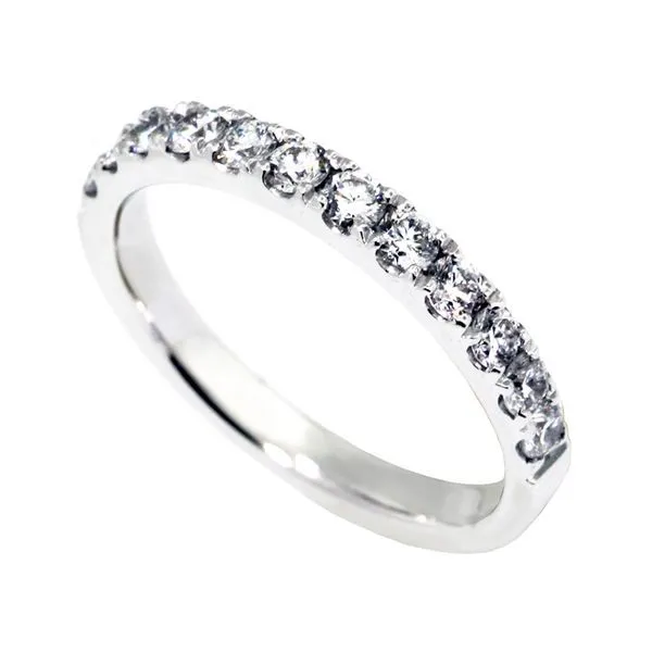 Forevermark 18K White Gold Diamond Wedding Band SVS Fine Jewelry Oceanside, NY