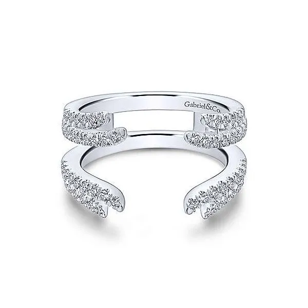 Gabriel Contemporary White Gold Enhancer SVS Fine Jewelry Oceanside, NY