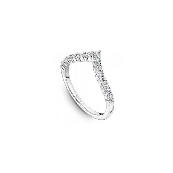 Noam Carver White Gold & Diamond Wedding Band SVS Fine Jewelry Oceanside, NY