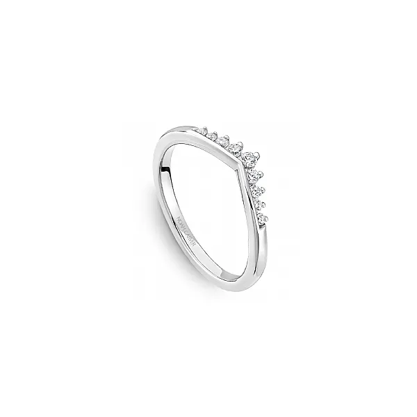 Noam Carver White Gold & Diamond Wedding Band SVS Fine Jewelry Oceanside, NY