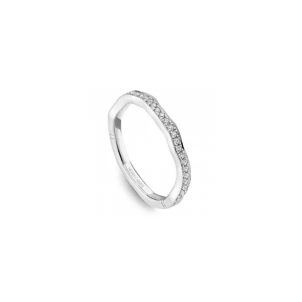 Noam Carver White Gold & Diamond Wedding Band SVS Fine Jewelry Oceanside, NY