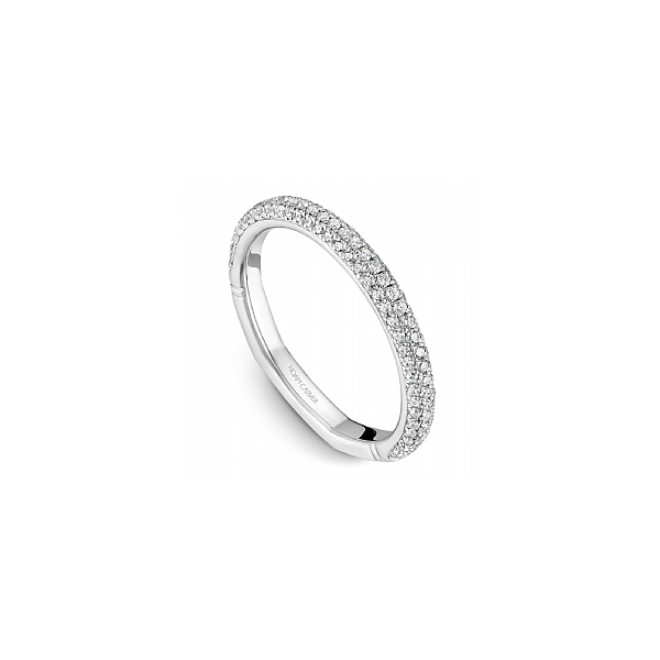 Noam Carver White Gold & Diamond Wedding Band SVS Fine Jewelry Oceanside, NY