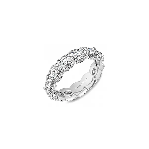 Noam Carver Glow White Gold & Diamond Eternity Band SVS Fine Jewelry Oceanside, NY