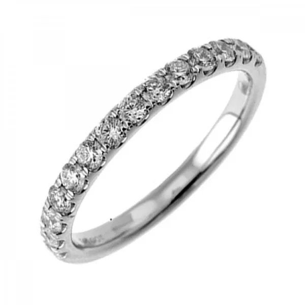 White Gold & Diamond Wedding Band, 1.5Cttw SVS Fine Jewelry Oceanside, NY