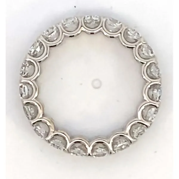 White Gold & Cushion Diamond Eternity Band, 5Cttw Image 3 SVS Fine Jewelry Oceanside, NY