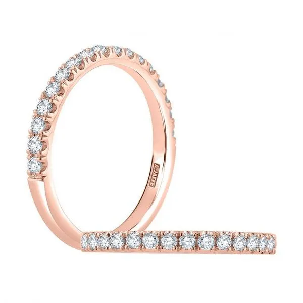 A.Jaffe Rose Gold Empire Legacy Diamond Wedding Band SVS Fine Jewelry Oceanside, NY