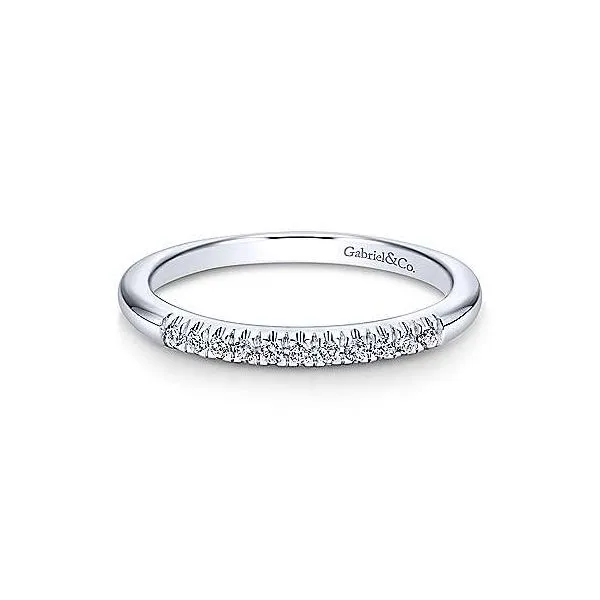 Gabriel & Co. Contemporary White Gold Diamond Band SVS Fine Jewelry Oceanside, NY