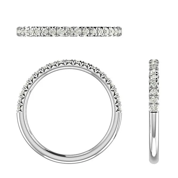 A.Jaffe Platinum Diamond Wedding Band, 0.23Cttw SVS Fine Jewelry Oceanside, NY