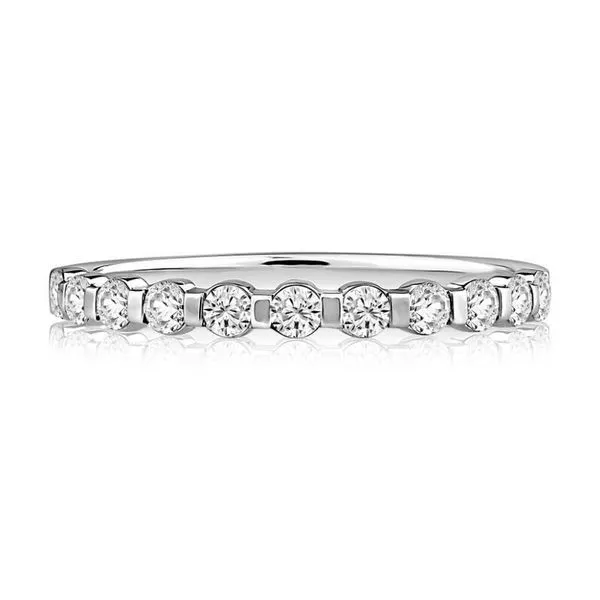 A.Jaffe Platinum Diamond Wedding Band, 0.50Cttw SVS Fine Jewelry Oceanside, NY