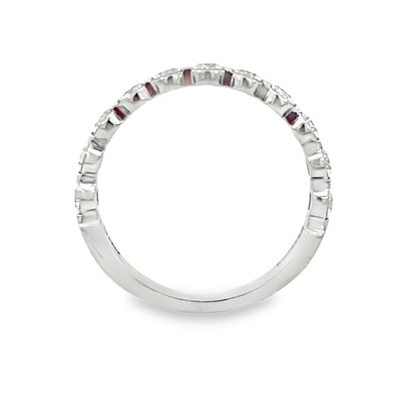 A.Jaffe Platinum Diamond Wedding Band, 0.70Cttw Image 3 SVS Fine Jewelry Oceanside, NY