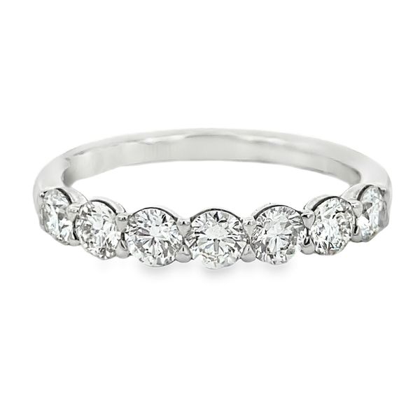 A.Jaffe Platinum Diamond Wedding Band, 0.84Cttw SVS Fine Jewelry Oceanside, NY