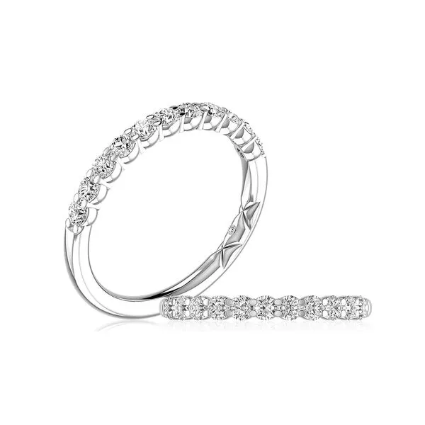 A.Jaffe Platinum Diamond Wedding Band, 0.50Cttw SVS Fine Jewelry Oceanside, NY