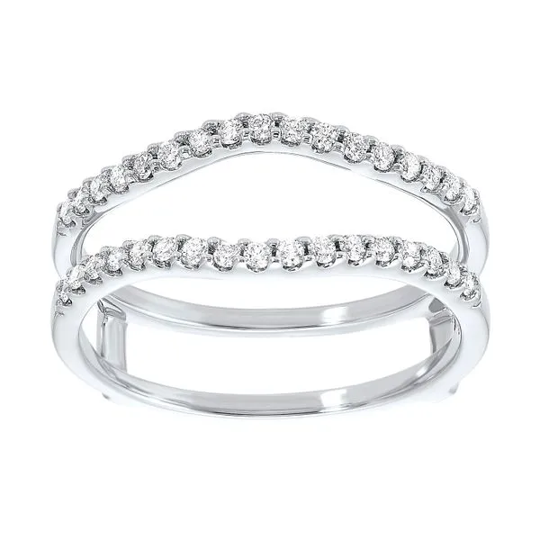 White Gold Diamond Ring Enhancer Image 2 SVS Fine Jewelry Oceanside, NY