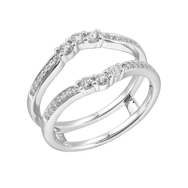 White Gold Diamond Ring Enhancer Image 2 SVS Fine Jewelry Oceanside, NY