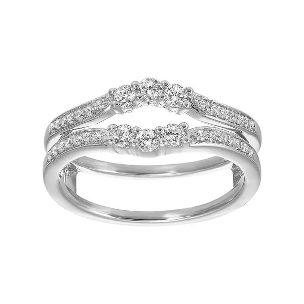 White Gold Diamond Ring Enhancer SVS Fine Jewelry Oceanside, NY