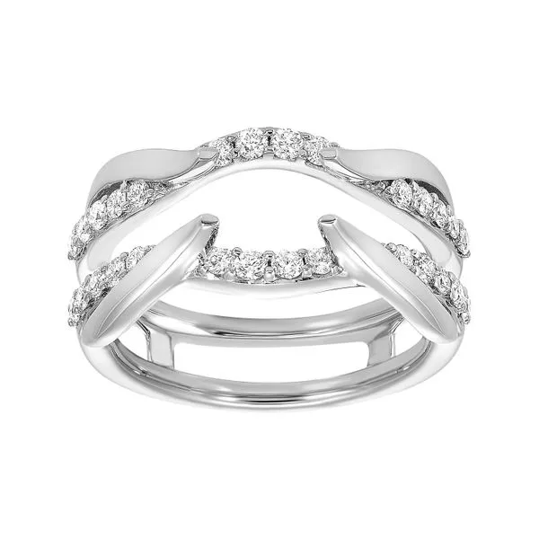 White Gold Diamond Ring Enhancer SVS Fine Jewelry Oceanside, NY