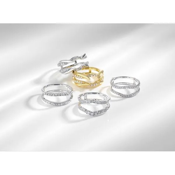 Yellow Gold Diamond Ring Enhancer Image 3 SVS Fine Jewelry Oceanside, NY