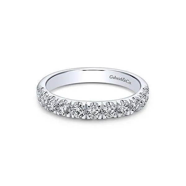 Gabriel & Co. Contemporary White Gold Diamond Band SVS Fine Jewelry Oceanside, NY