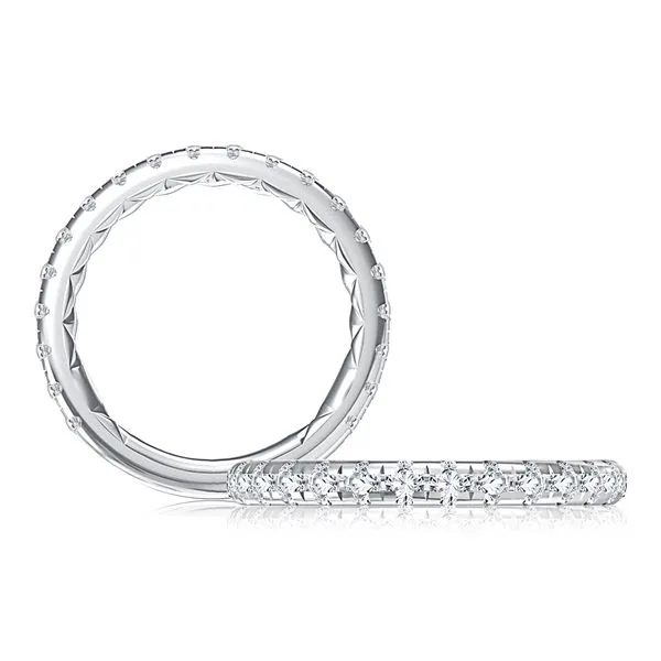 A.Jaffe White Gold Wedding Band